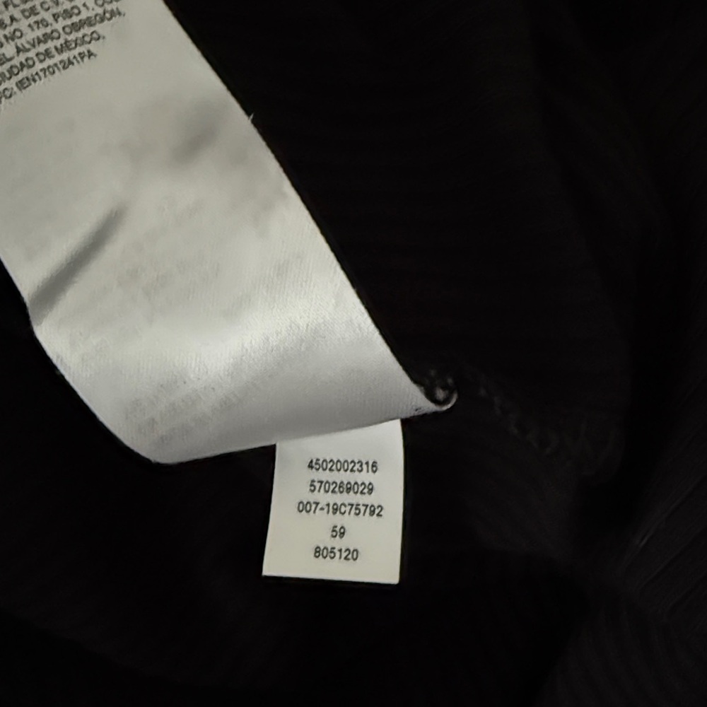Chico's Elegant Black Ribbed Sleeveless Top. Size 1 - Picture 6 of 6